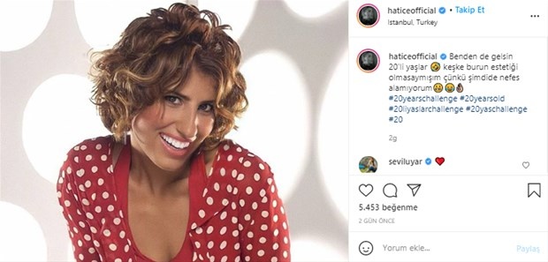 #20'liyaschallenge akımı ile estetikli güzeller ortaya çıktı