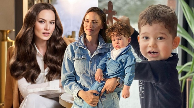 Bornozlu pozu ile "Mutlu bayramlar" diledi!