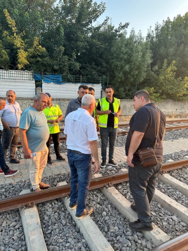 TCDD Malatya Bölge Müdürü Karabey, Bismil Garı Yaya Alt Geçit çalışmalarını inceledi