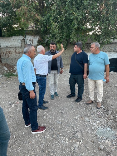 TCDD Malatya Bölge Müdürü Karabey, Bismil Garı Yaya Alt Geçit çalışmalarını inceledi