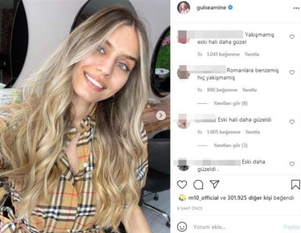 Amine Gülşe imaj değiştirdi!