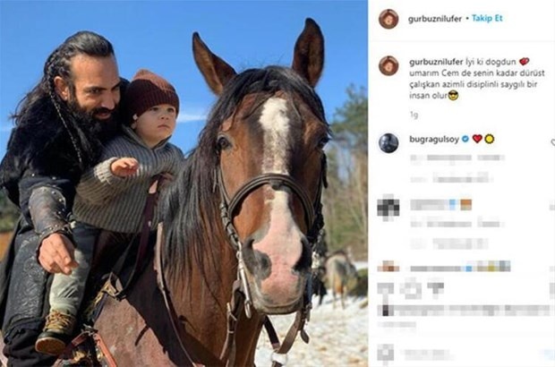 Buğra Gülsoy ailesiyle sezonu açtı!