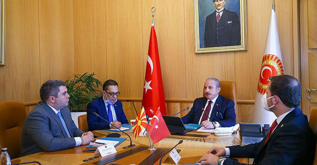 Şentop, Kuzey Makedonya Adalet Bakanı Marichijk'i kabul etti