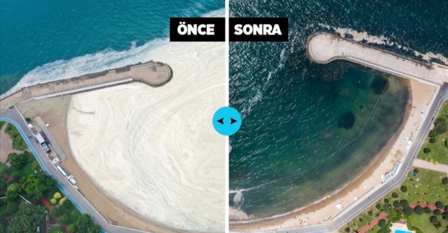 İstanbul'da müsilaj temizleme çalışmaları sonuç veriyor!