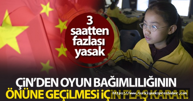 Çin, çocukların haftada 3 saatten fazla online oyun oynamasını yasakladı