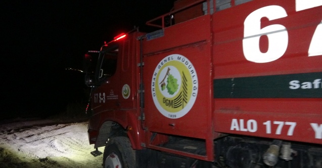 Karabük’teki orman yangını kısmen kontrol altına alındı