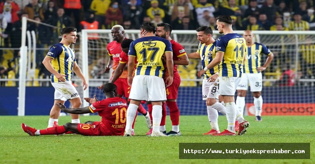 Fenerbahçe: 2 - Kayserispor: 2 (Maç sonucu)