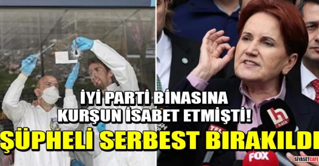 İYİ Parti binasına saldıran şüpheli serbest bırakıldı