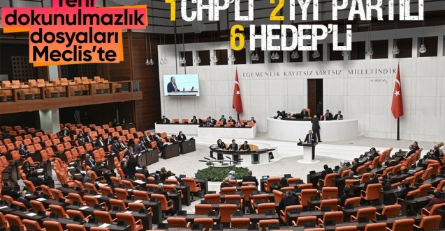 9 milletvekilinin dokunulmazlık dosyası TBMM'de