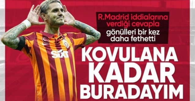 Galatasaray'dan Real Madrid'e Mauro Icardi yanıtı