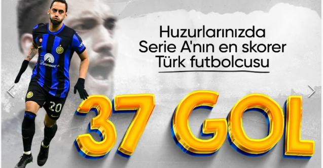 Hakan Çalhanoğlu yine rekor kırdı! Şükrü Gülesin'i geride bıraktı