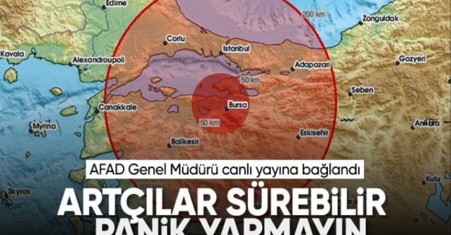 AFAD Genel Müdürü'nden vatandaşlara uyarı! Artçılar sürebilir...