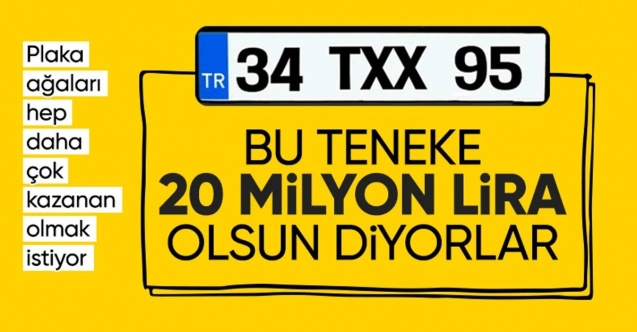 Taksiciler Odası "zam" dedi! Plakalar en az 20 milyon lira olmalı...
