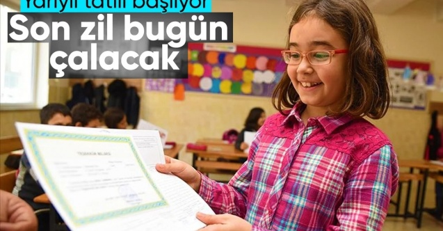 Okullar bugün yarıyıl tatiline girecek