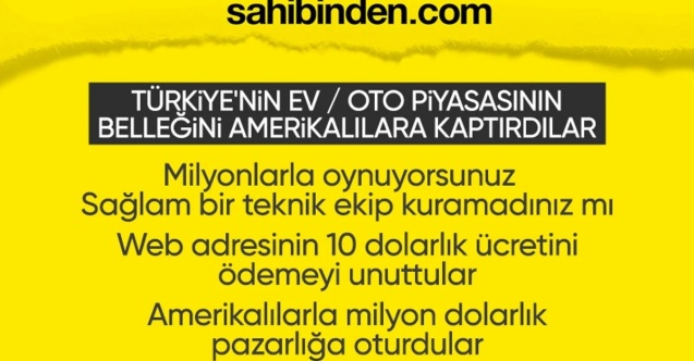 Sahibinden.com çöktü: İşte ilk açıklama ve iddialar