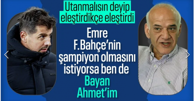 Ahmet Çakar'dan flaş sözler: Emre Belözoğlu, Fenerbahçe'nin şampiyon olmasını istemiyor