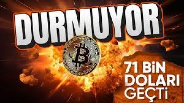 Bitcoin'den yeni rekor: 71 bin doların üzerini gördü