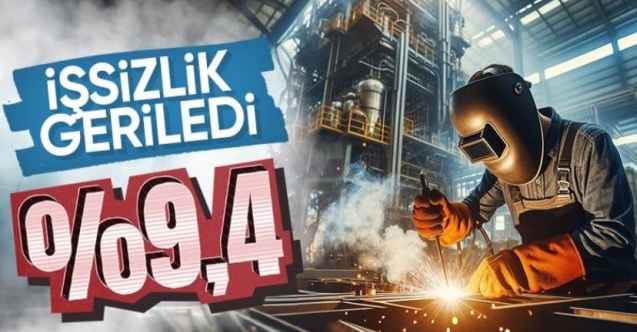 İşsizlik bir yılda 1 puan azaldı! Türkiye'de, 2023 yılında işsizlik oranı yüzde 9,4 oldu