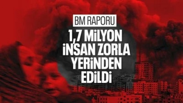 Gazze'de insanlık dramı: 1,7 milyon insan yerinden edildi