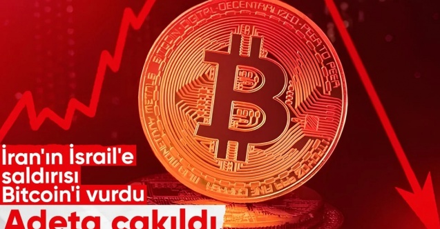 İran'ın İsrail'e İHA saldırısının ardından Bitcoin'de sert düşüş yaşandı