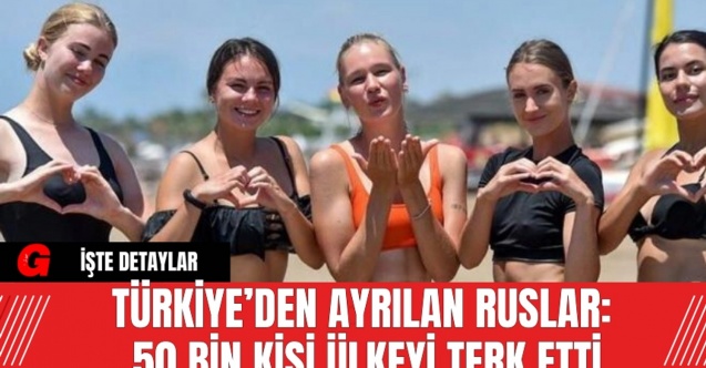 Ruslar Peş Peşe Türkiye'den Ayrılmaya Başladı! 50 Bin Kişi Ülkeyi Terk Etti, İşte Sebebi