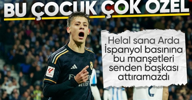 Arda Güler yine golünü attı! İspanyol basını manşetlere taşıdı