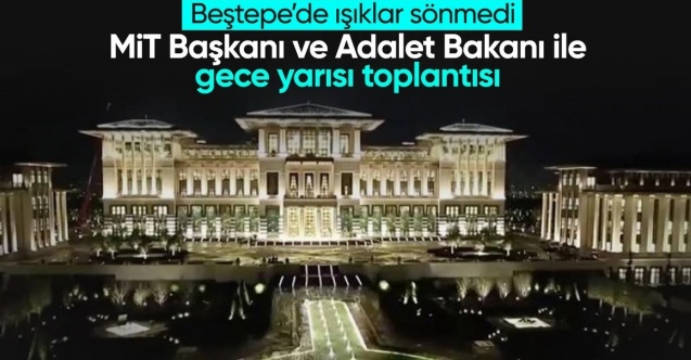 Beştepe'de sürpriz zirve: Cumhurbaşkanı Erdoğan, Bakan Tunç ve MİT Başkanı Kalın ile görüştü