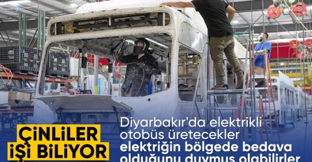 Çinli bir firma Diyarbakır'da elektrikli otobüs üretimine hazırlanıyor