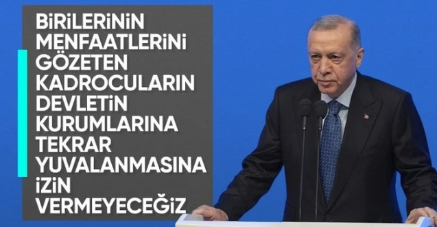 Cumhurbaşkanı Erdoğan: Yargının yıpratılmasına müsaade etmeyeceğiz