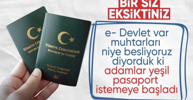 Kapatılsın diye gündeme gelmişti: Muhtarlar yeşil pasaport talep ediyor