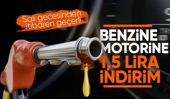 Sürücülere müjde: Benzin ve motorine indirim geliyor