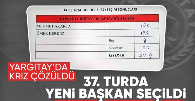 Yargıtay Başkanı Ömer Kerkez oldu