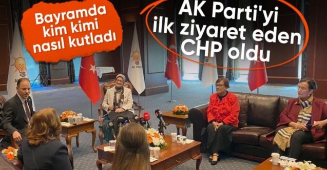 Siyasi partilerde Kurban Bayramı ziyaretleri