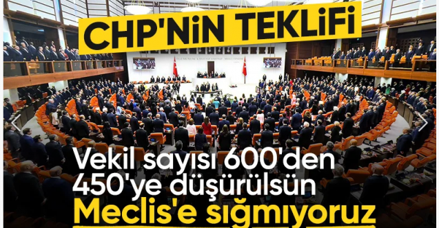 TBMM'de milletvekili sayısı azaltılsın önerisi: 450 milletvekili bu ülkeye yetmez mi?