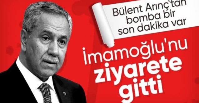 Bülent Arınç, İBB Başkanı Ekrem İmamoğlu'nu ziyaret etti