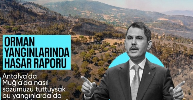 Murat Kurum: Yangınların yaraları hızla sarılacak