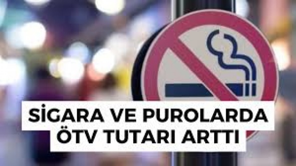 Tütün ve tütün ürünlerindeki vergi tutarı yükseltildi