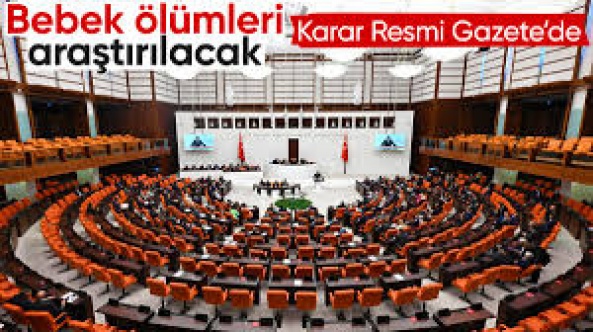 Meclis Araştırma Komisyonu kararı Resmi Gazete'de: Bebek ölümleri araştırılacak