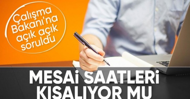 Vedat Işıkhan: Çalışma saatlerinin kısalmasına yönelik bir çalışmamız yok