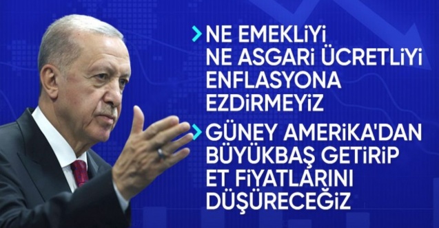 Cumhurbaşkanı Erdoğan kırmızı ette fiyatları düşürecek yeni uygulamayı duyurdu