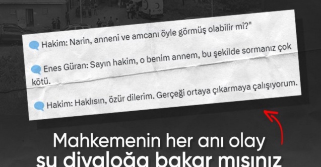 Narin'in ağabeyi Enes Güran, ifade verdi