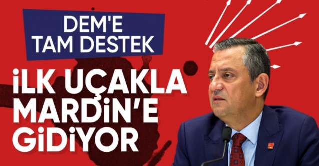 Özgür Özel'den DEM'e tam destek: Kayyum bölgesine gidiyor