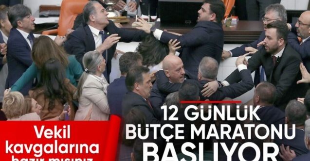 Bütçe maratonuna 9 Aralık'ta başlayacak