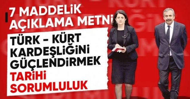 DEM Parti'den İmralı görüşmesi sonrası 7 maddelik açıklama