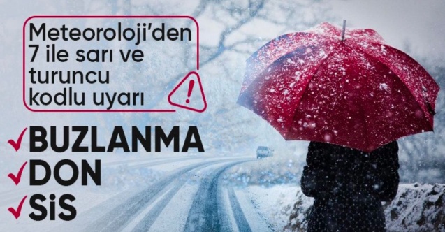 Meteoroloji uyardı: Kar geliyor! Sarı ve turuncu kodlu alarm verildi