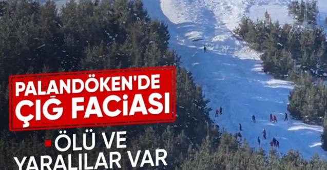 Palandöken Kayak Merkezi'nde çığ paniği