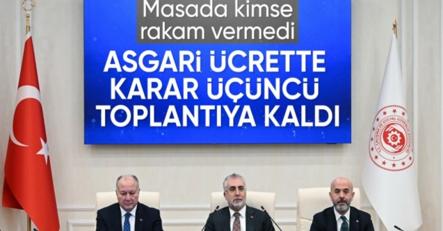 SON DAKİKA! Asgari ücret pazarlığında 2'nci toplantı sona erdi