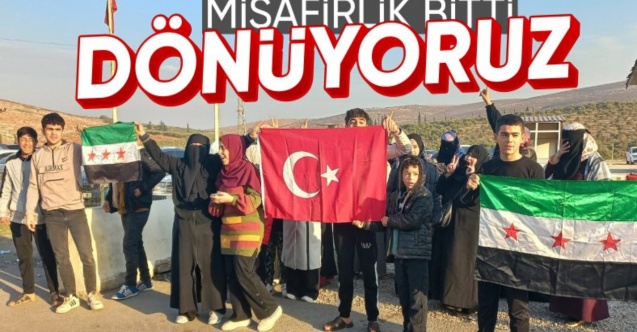 Suriyelilerden Cilvegözü Gümrük Kapısı’nda kutlama: Memleketimize dönüyoruz