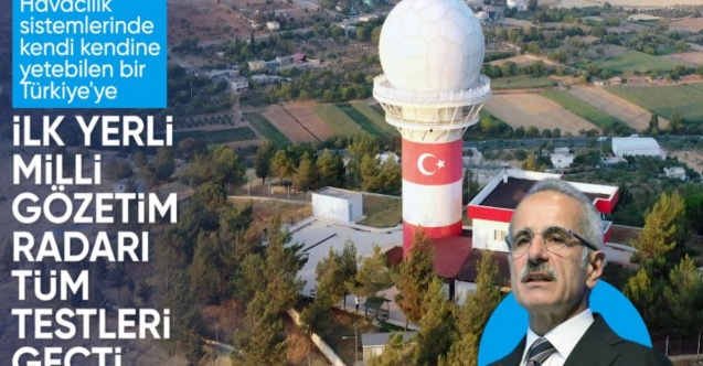 Abdulkadir Uraloğlu: İlk yerli ve milli gözetim radarı tüm testleri başarıyla geçti
