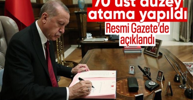 Atama kararları Resmi Gazete'de